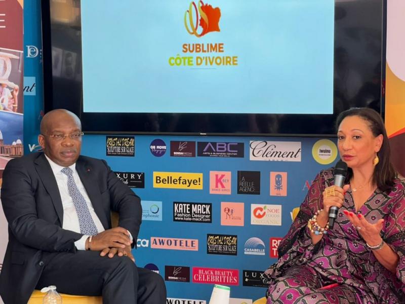 Festival de Cannes : Siandou Fofana et Françoise Remarck vendent l'offre du Ciné-Tourisme sur La CroisetteLe Ministre du Tourisme, Siandou Fofana, et sa collègue de la Culture et de la Francophonie, Françoise Remarck, prennent part au Festival de Cannes en France, où ils ont animé un panel de haut-niveau, le dimanche 22 mai, en vue d’expliciter l’offre du Ciné-Tourisme que la Côte d’Ivoire entend explorer.    À cette 75e grand'messe du 7e art, donc, ils ont exposé, au Pavillon Afrique, sur l'attractivité su