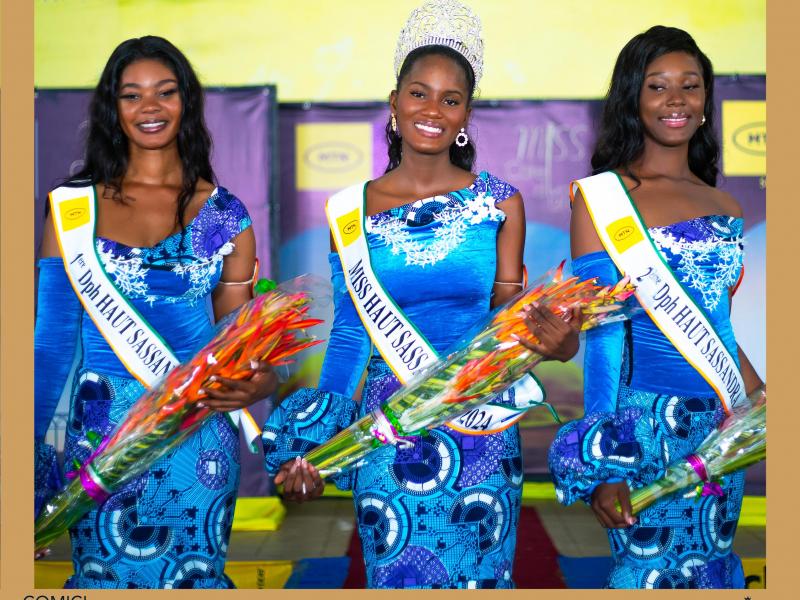 Présélections Miss Côte d'Ivoire 2024: Océane YAO couronnée Miss Haut-Sassandra 2024