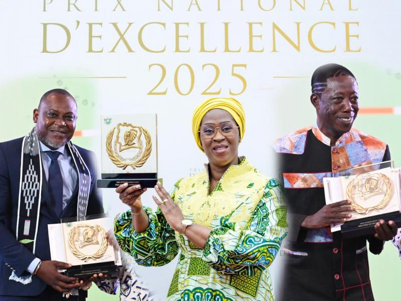 PNE 2025 : Anzata Ouattara, Franck Vléhi et Bomou Mamadou récompensés pour leur contribution à la culture ivoirienne