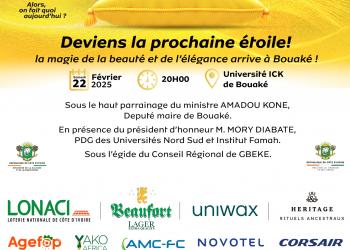 Présélection Miss Cote d'Ivoire 2025 - BOUAKE